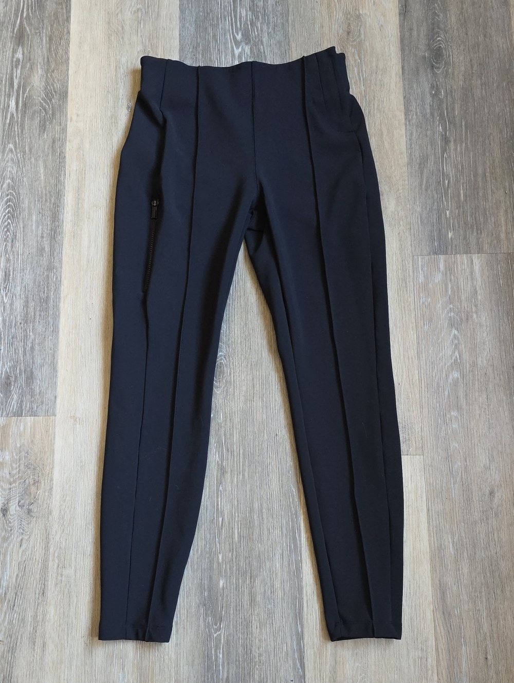 Athleta Black Ponte Slim Tapered Pants